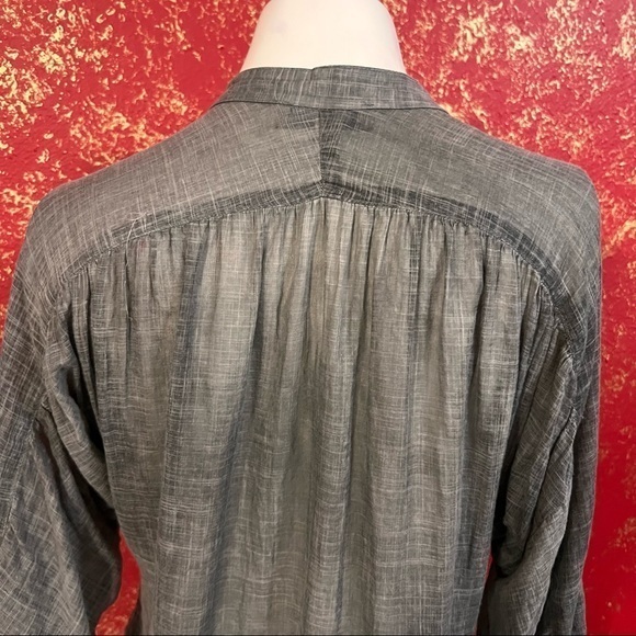 JOSH PODOLL Organic Cotton Ombré Top Blouse Shirt XS - Picture 7 of 16